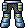 Blue Shouldermail Pants